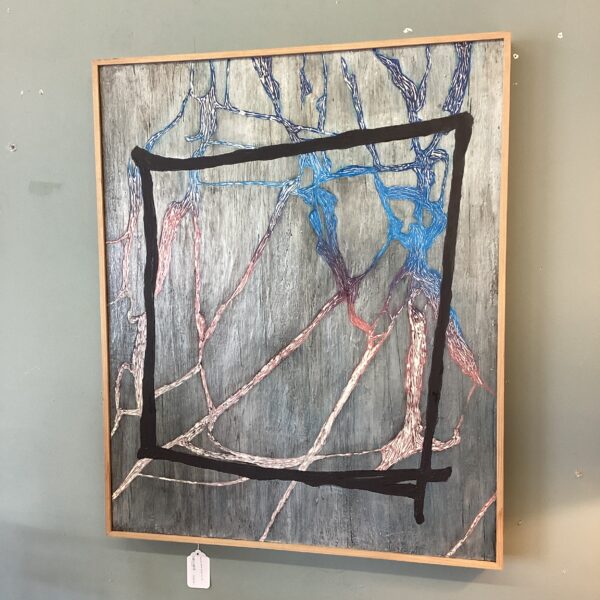 abstract black square art