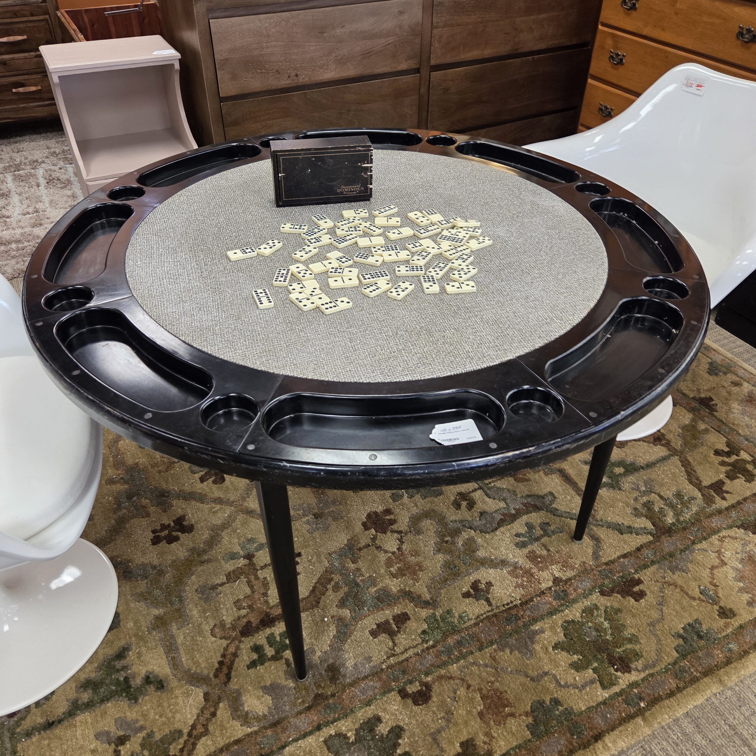 vintage folding game table