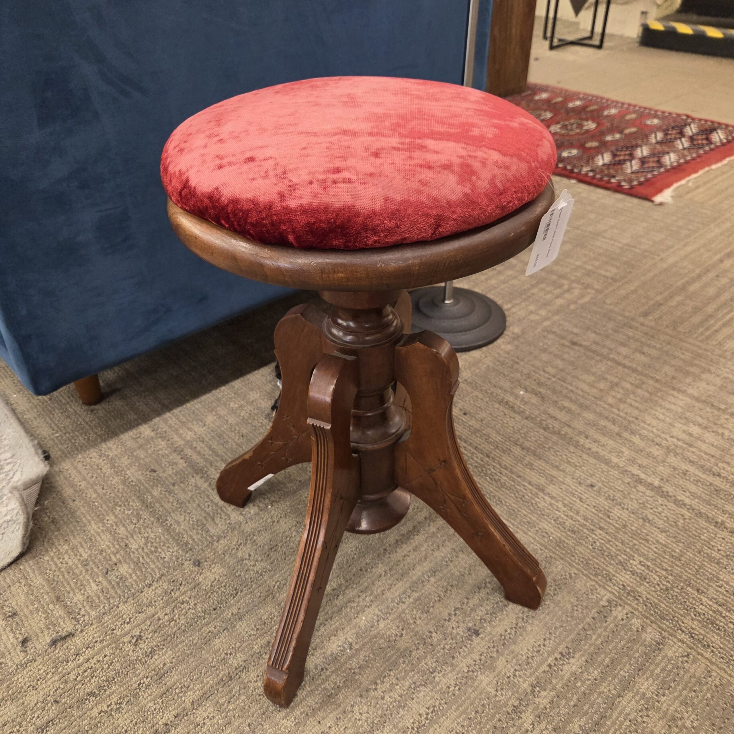 antique eastlake piano stool