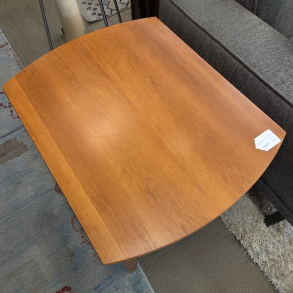 danish teak side table w/shelf
