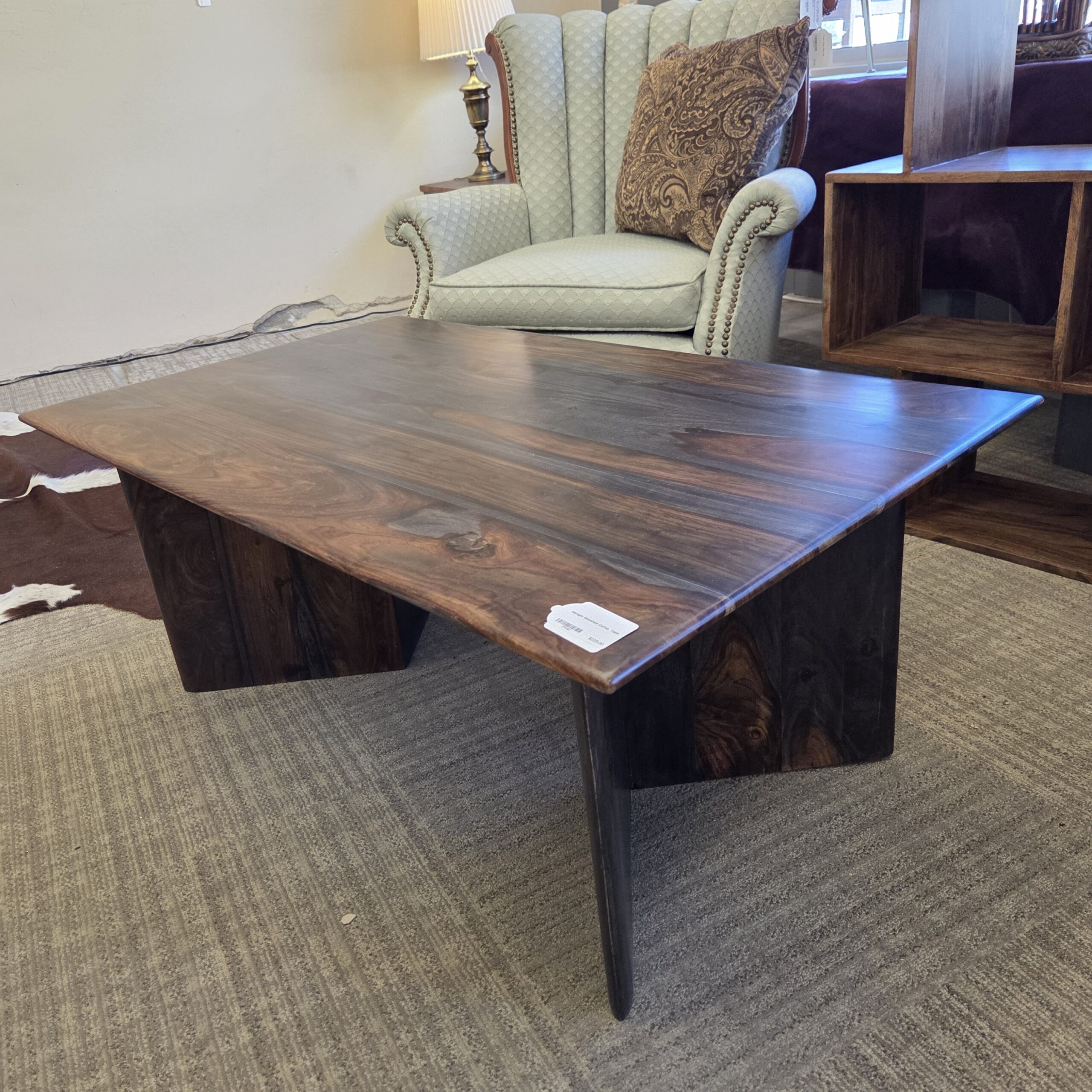 midnight sheesham coffee table