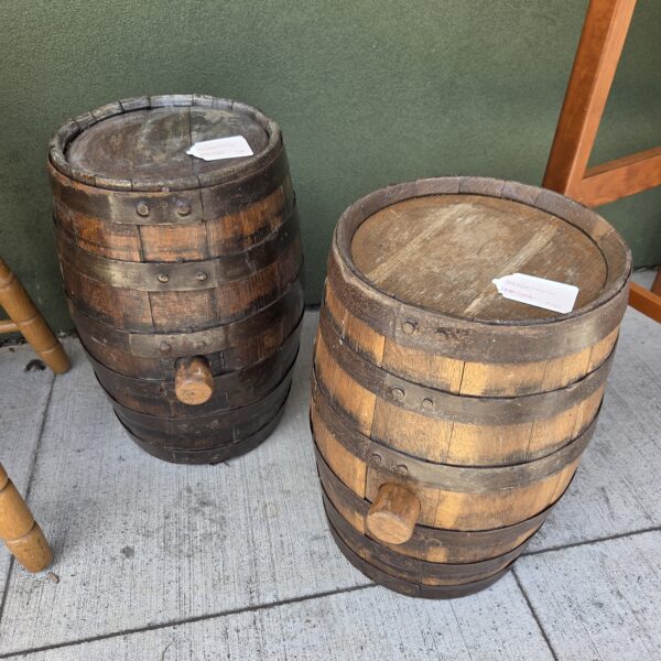 small antique whiskey cask barrel keg