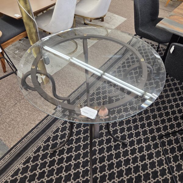 scrolly bar height bistro table