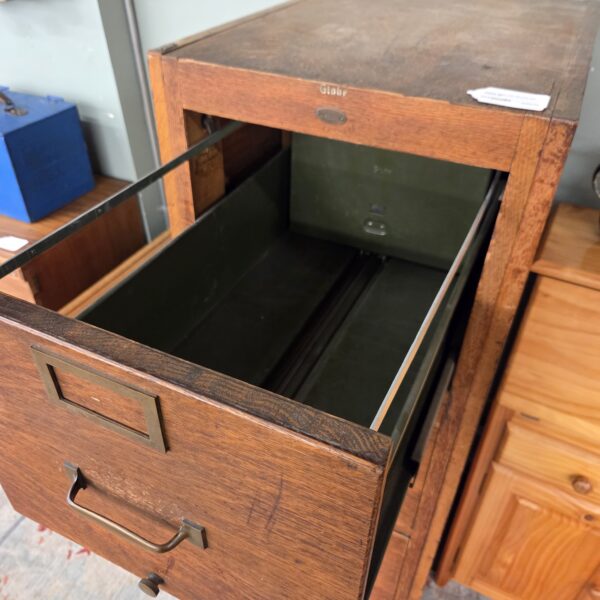 mission style oak 4drawer file