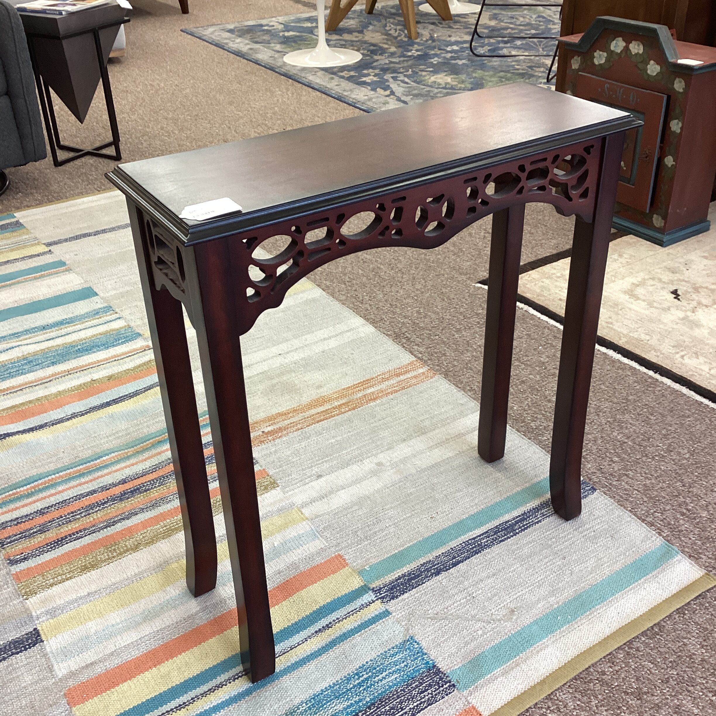 bombay mahogany entry table