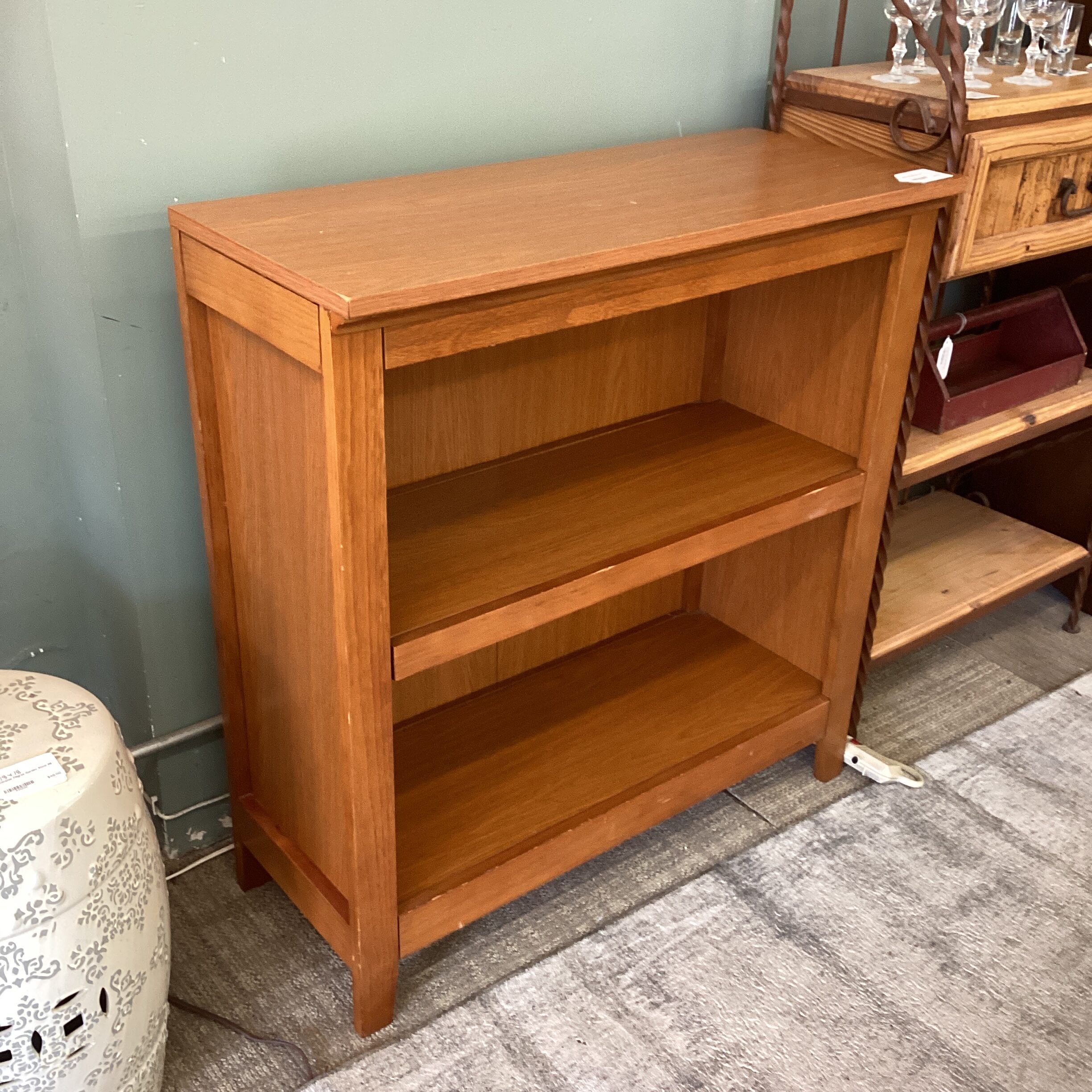 small oak bookcase