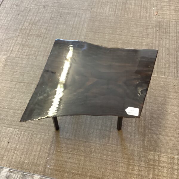 dark live edge coffee table
