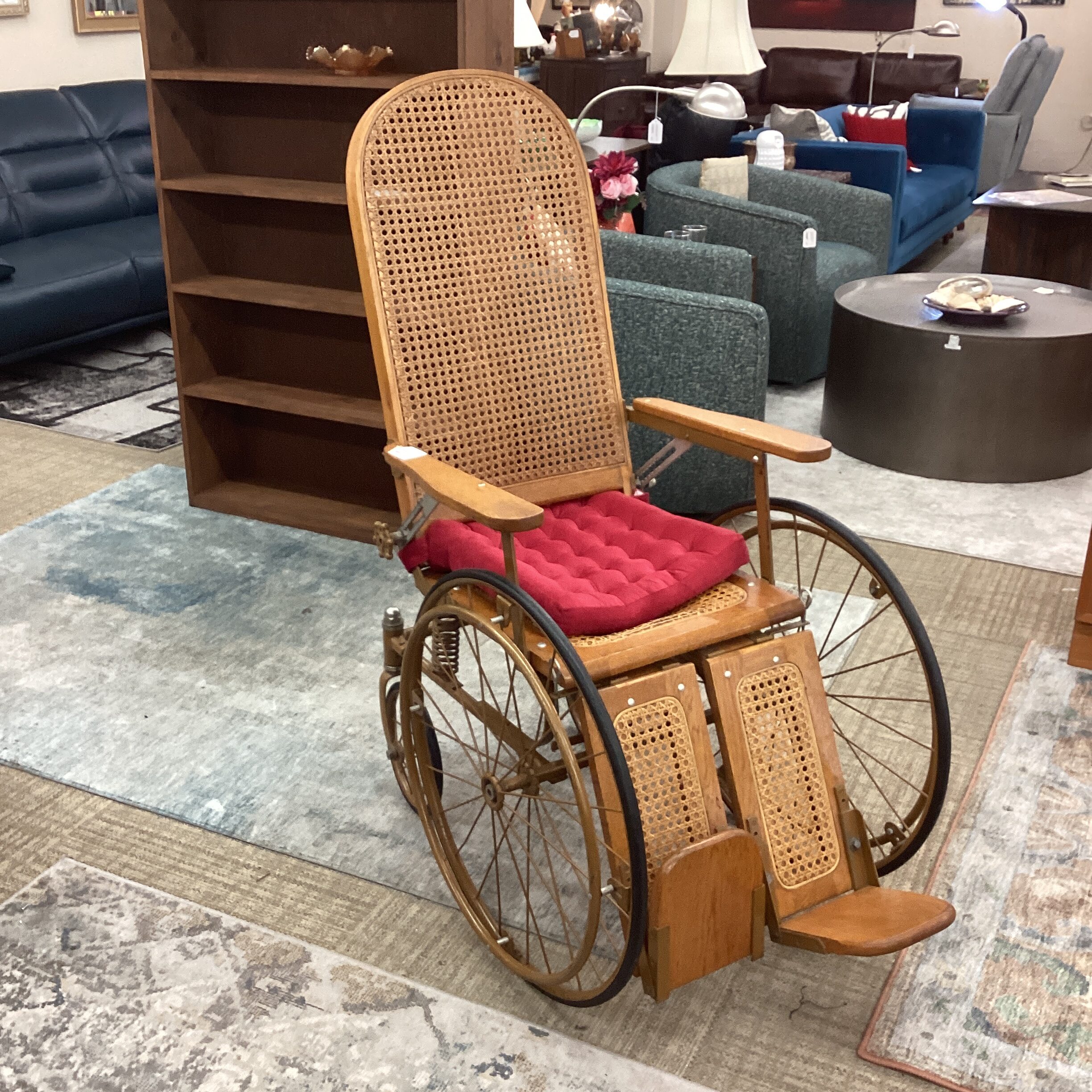 gendron co. antique cane wheelchair