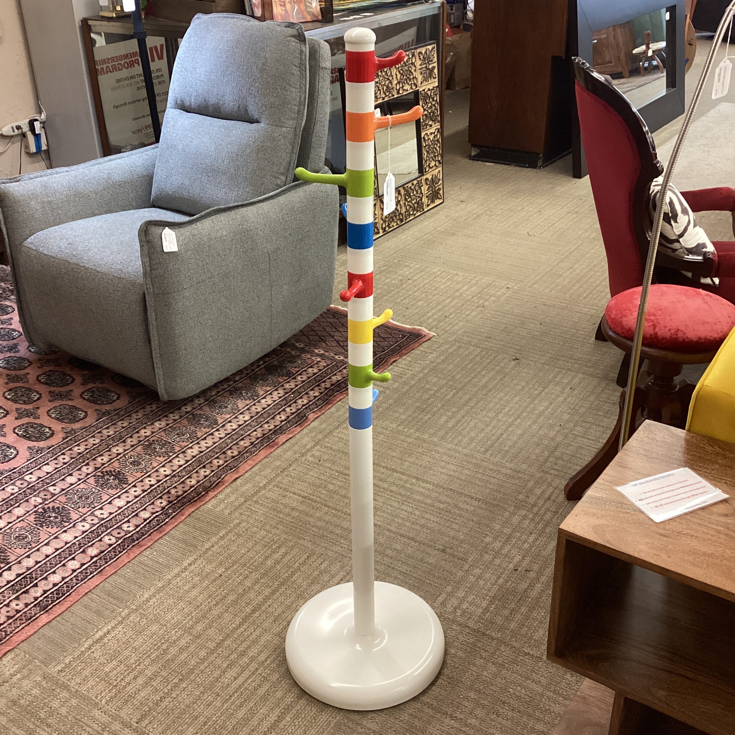 multicolor kids coatrack