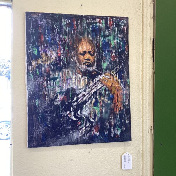 guitarist painting