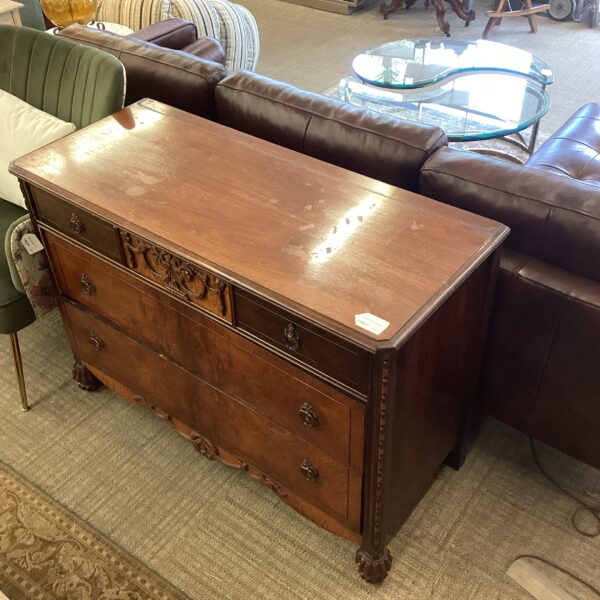 antique burl chest of drawers