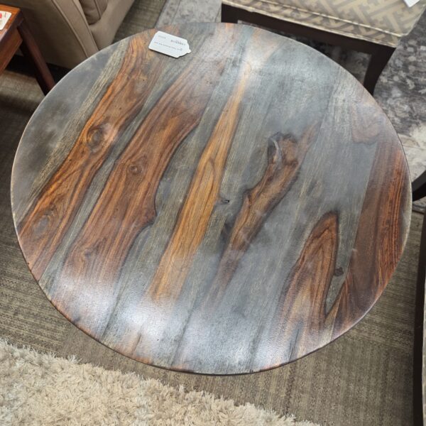 round tripod sheesham side table