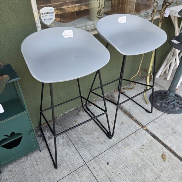 hays grey scoop barstool