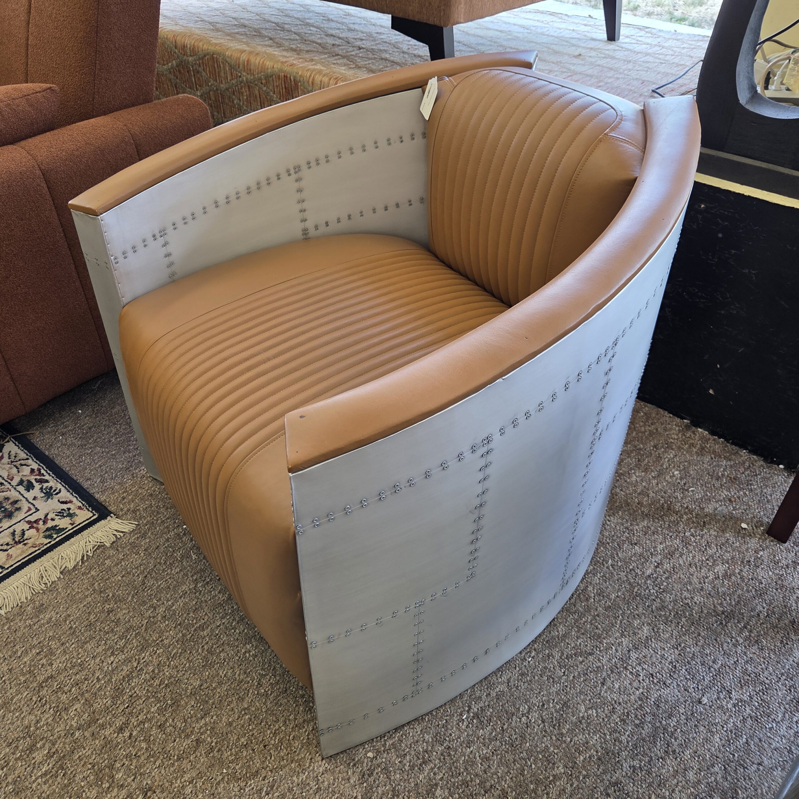 aviation leather chair