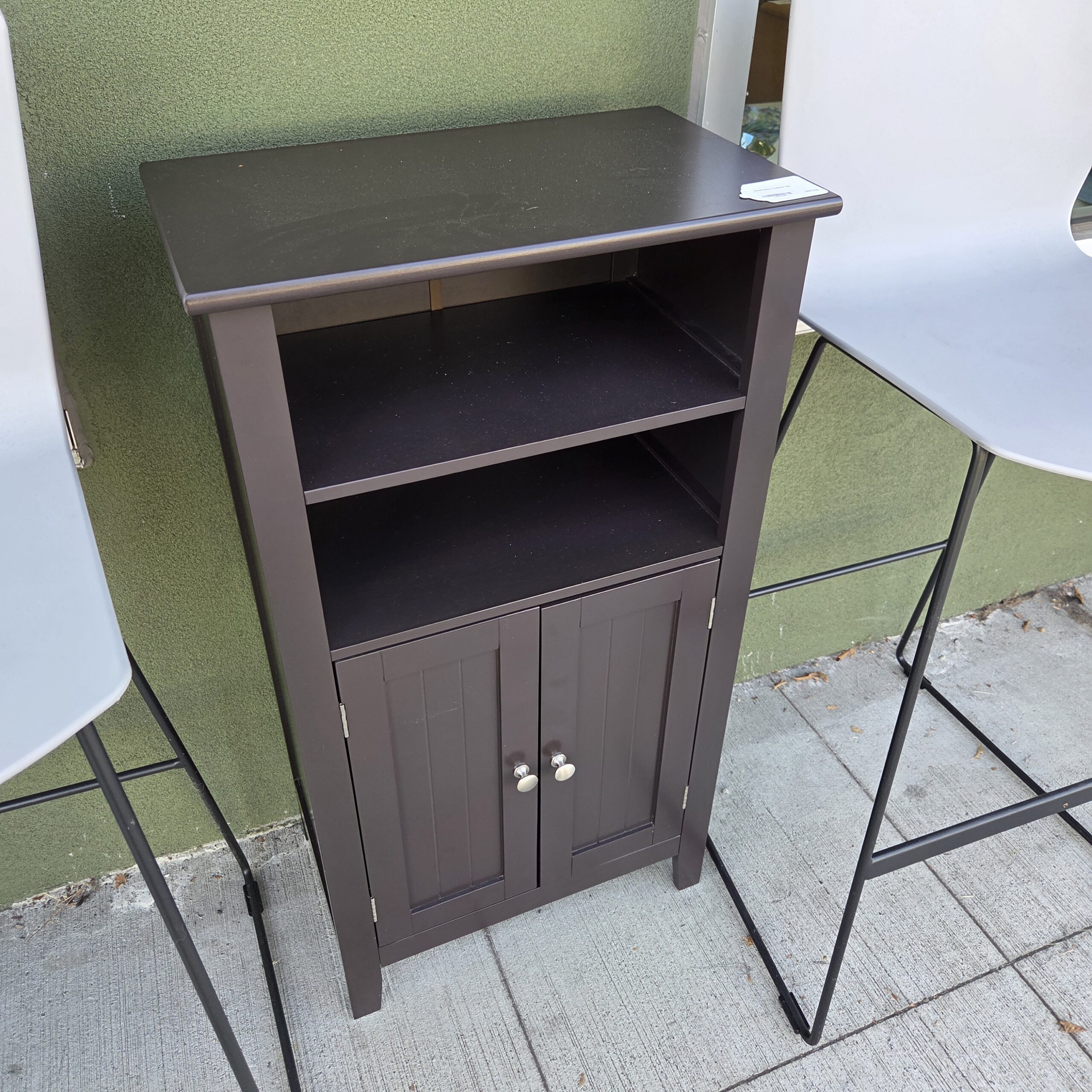 small black cabinet