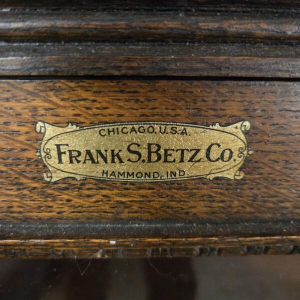 antique wall hung display curio