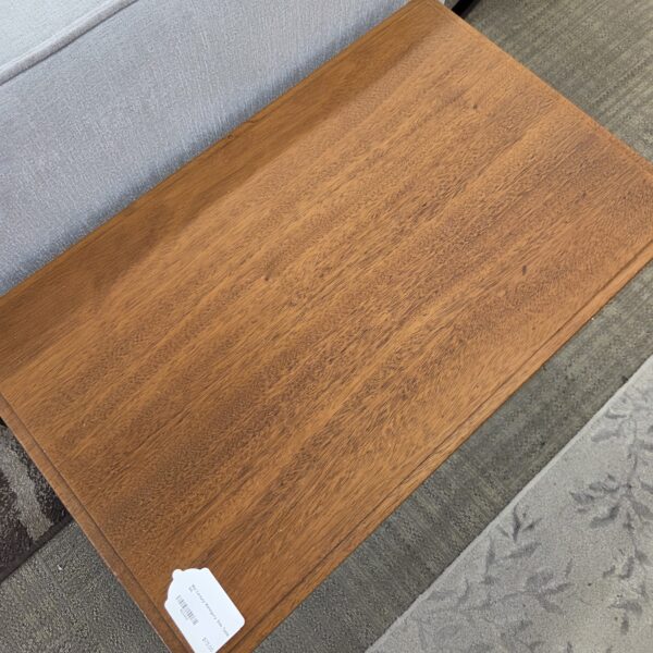 mid century mahogany side table