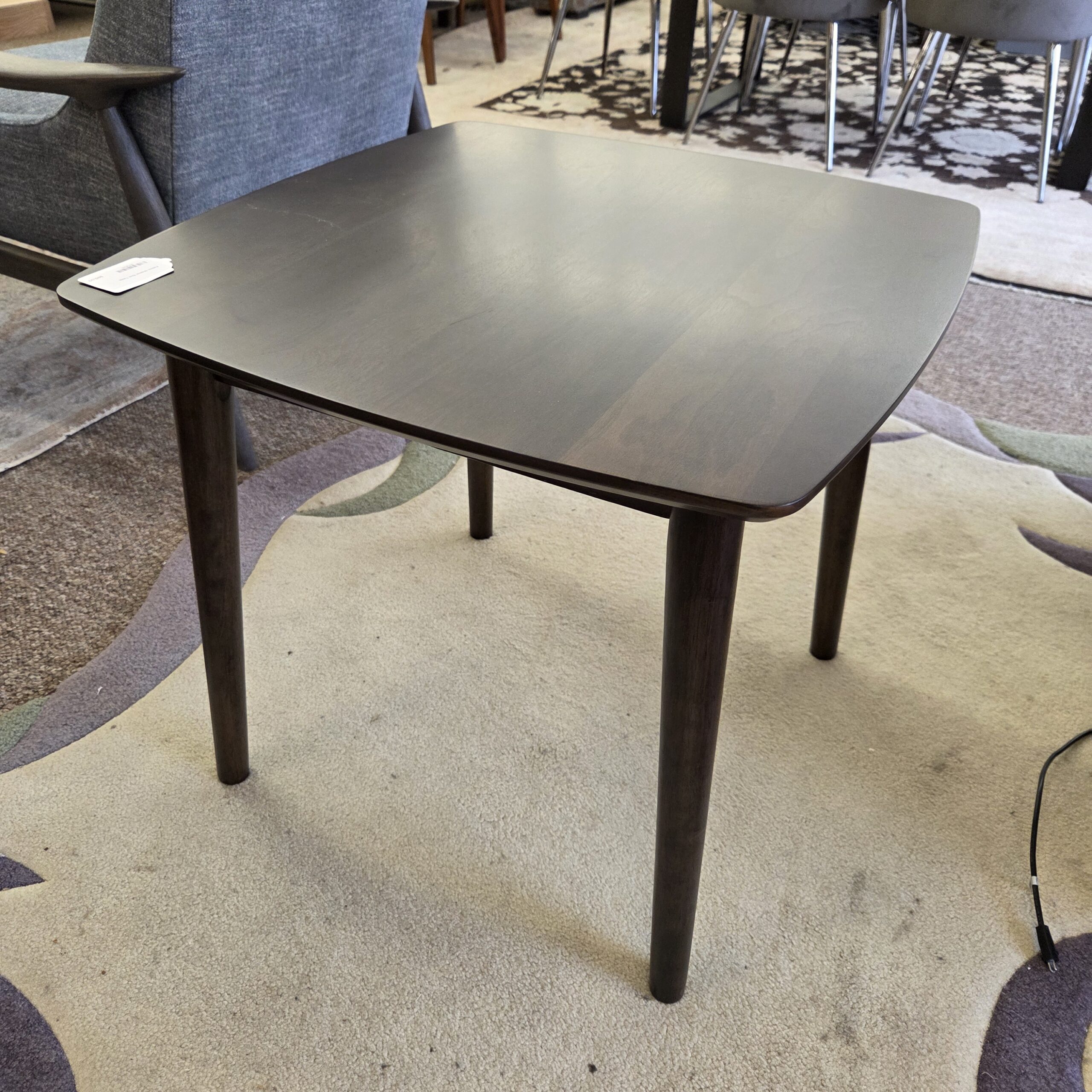 felicia walnut end table