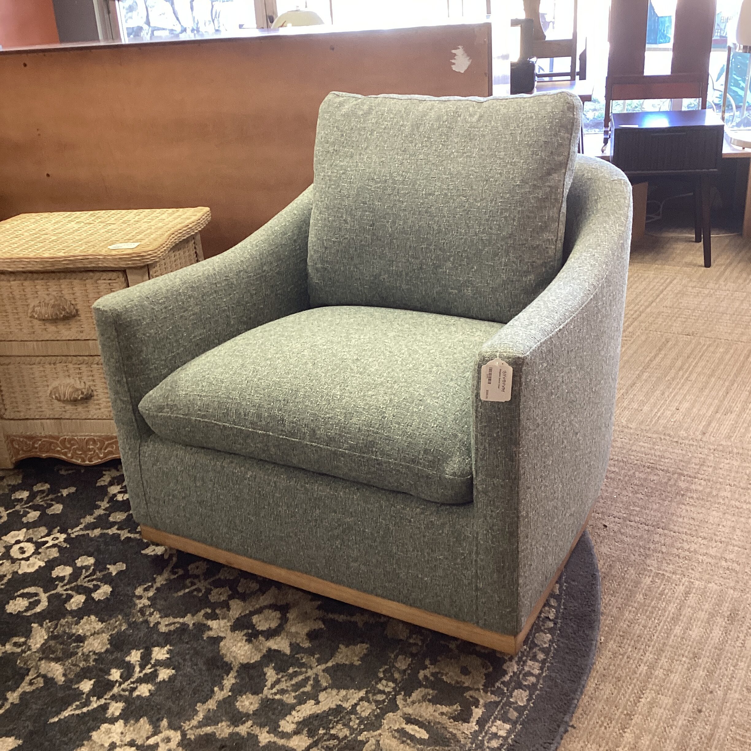 seagrass swivel chair