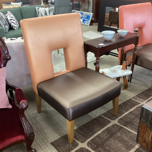 funky fresh coppertones armless chair