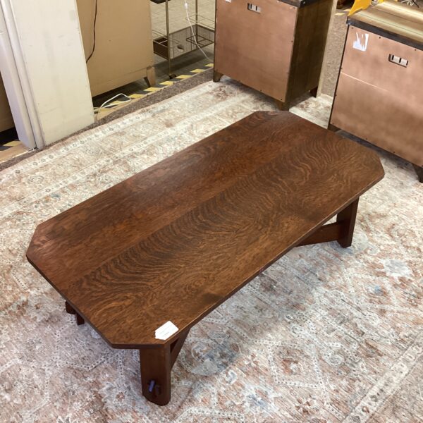 arts & crafts style coffee table (as is)