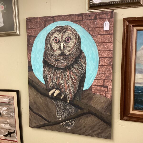 owl canvas art