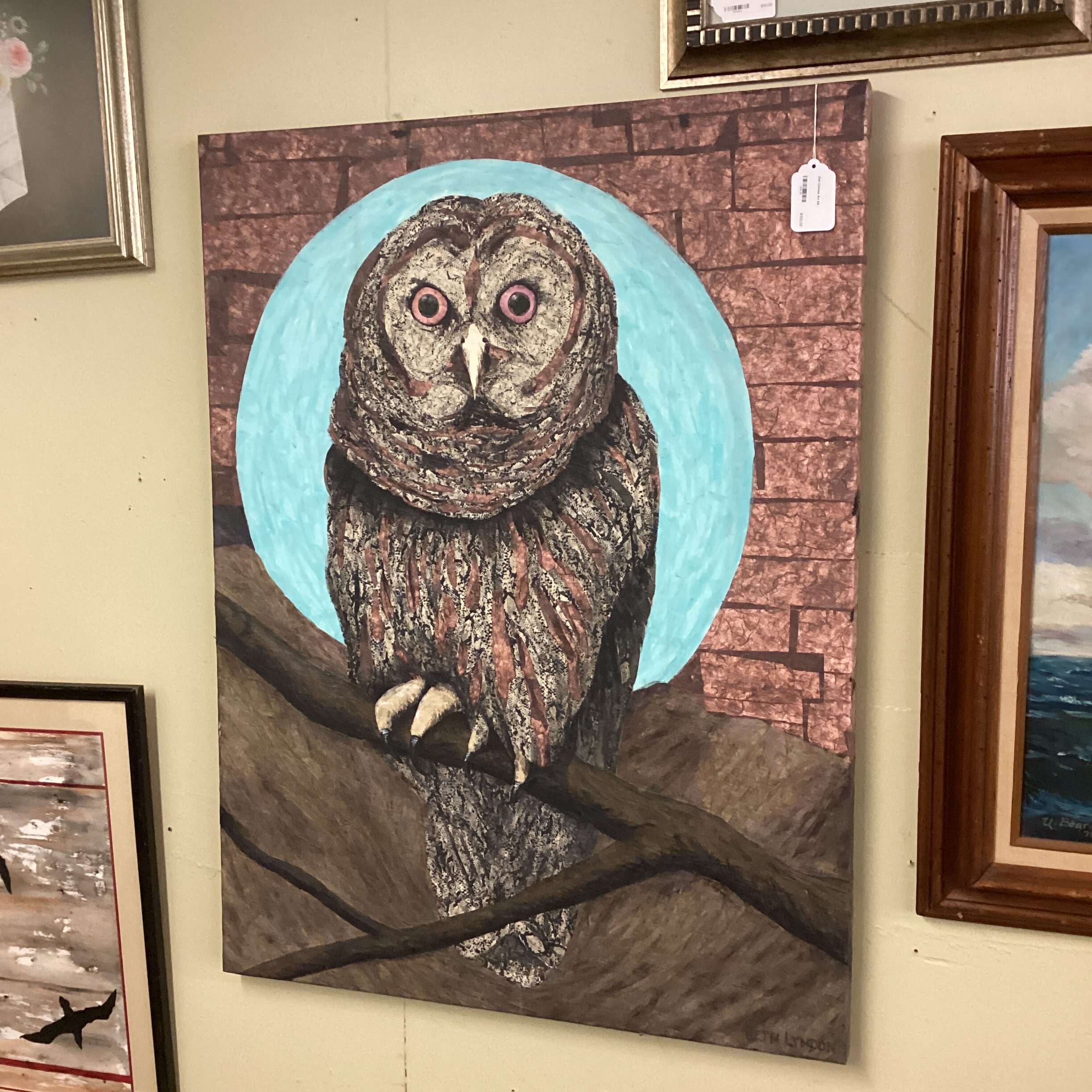 owl canvas art