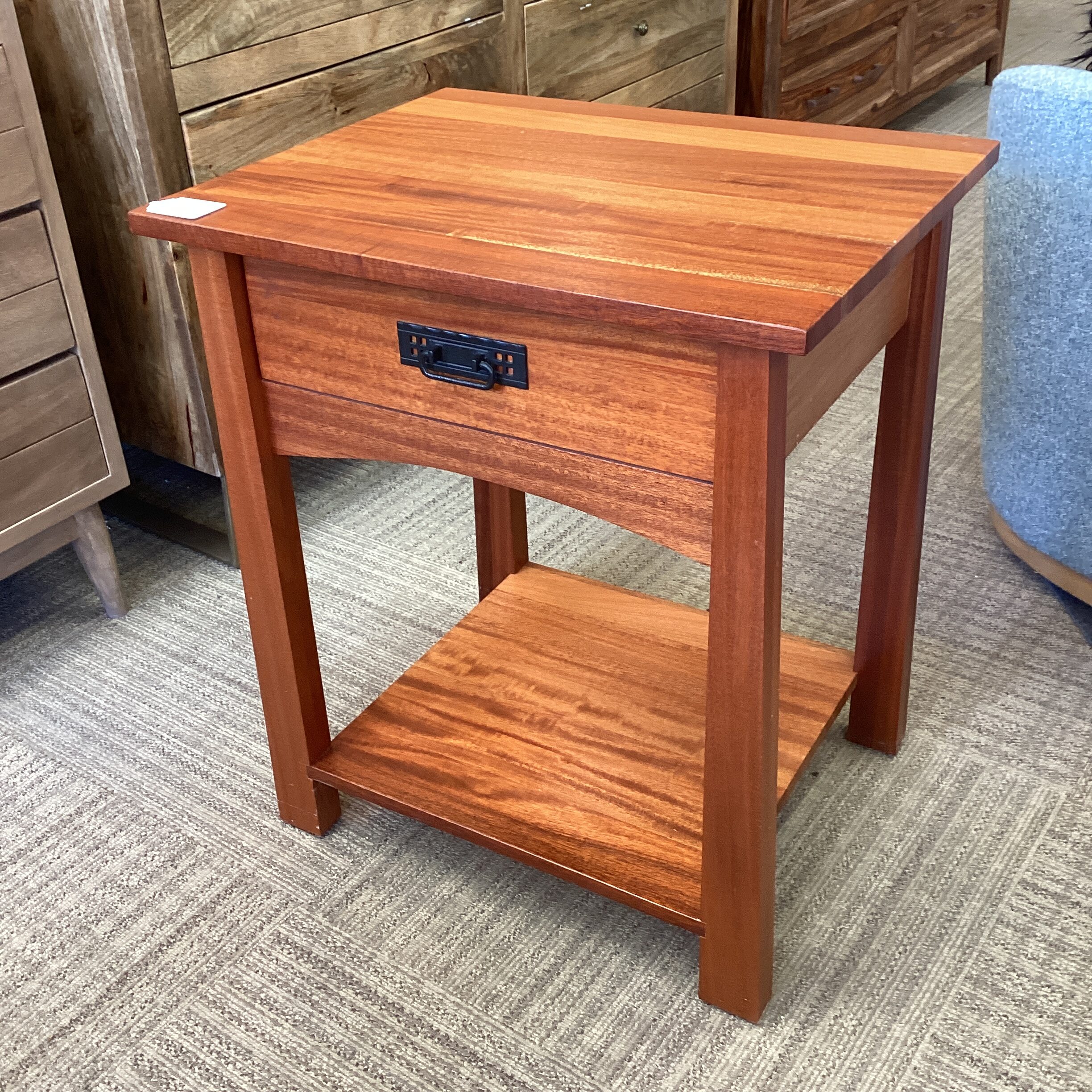 mission style nightstand