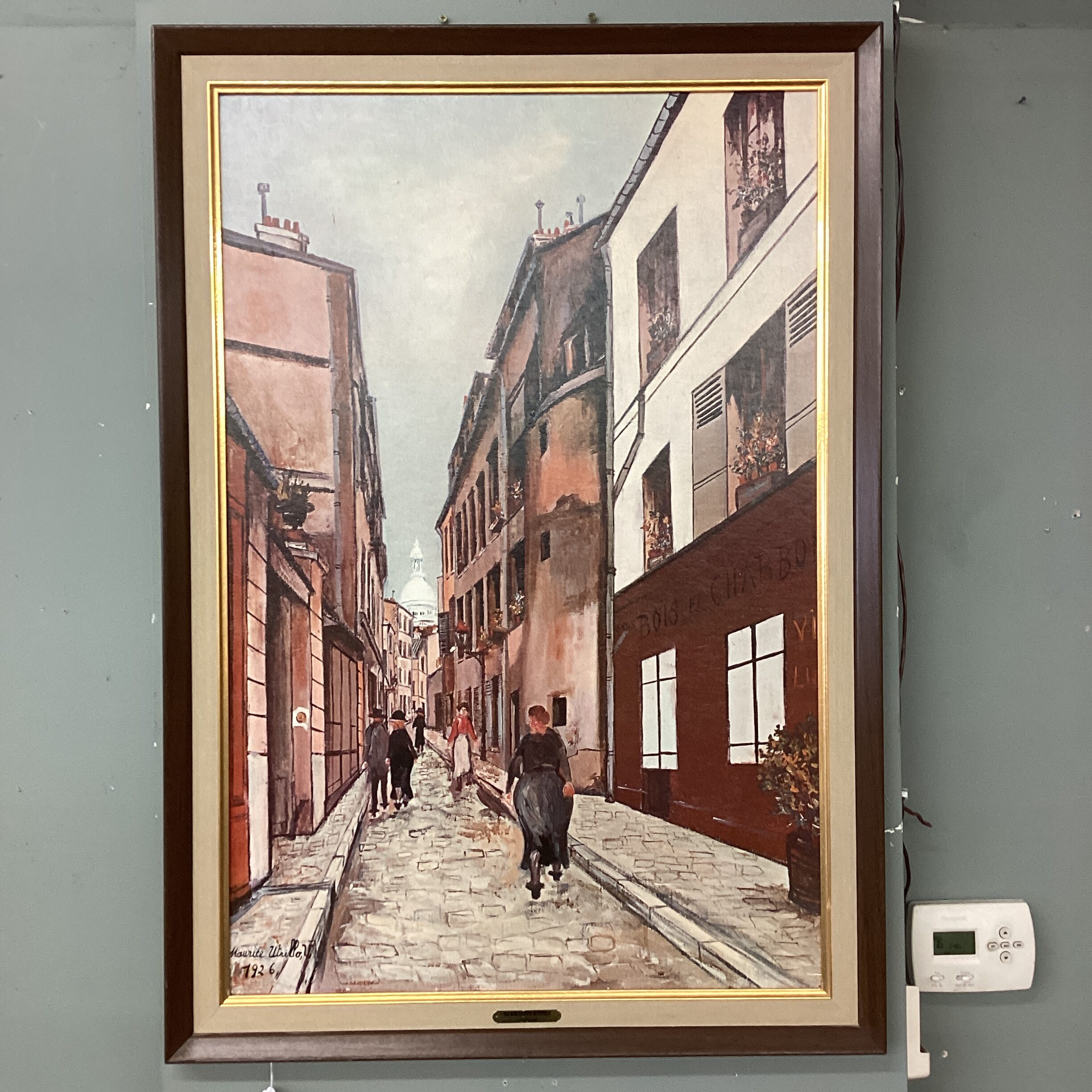 maurice utrillo “la rue saint rustique montmartre” 1926 art