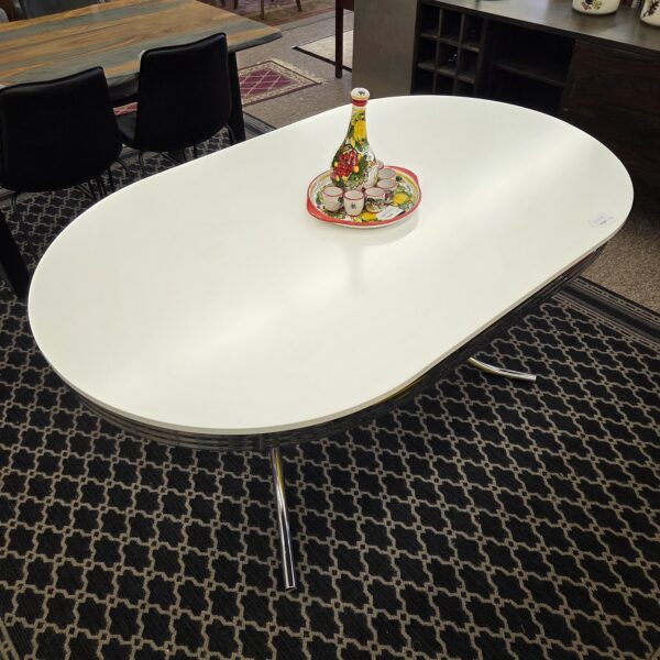 retro oval dinette table