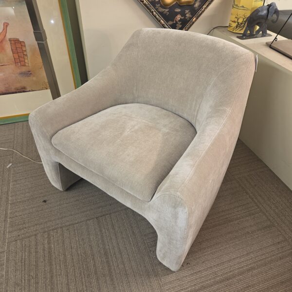 harvest tan retro mod chair