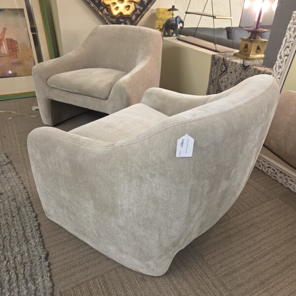 harvest tan retro mod chair