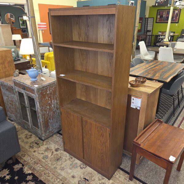 classic bookcase w/doors