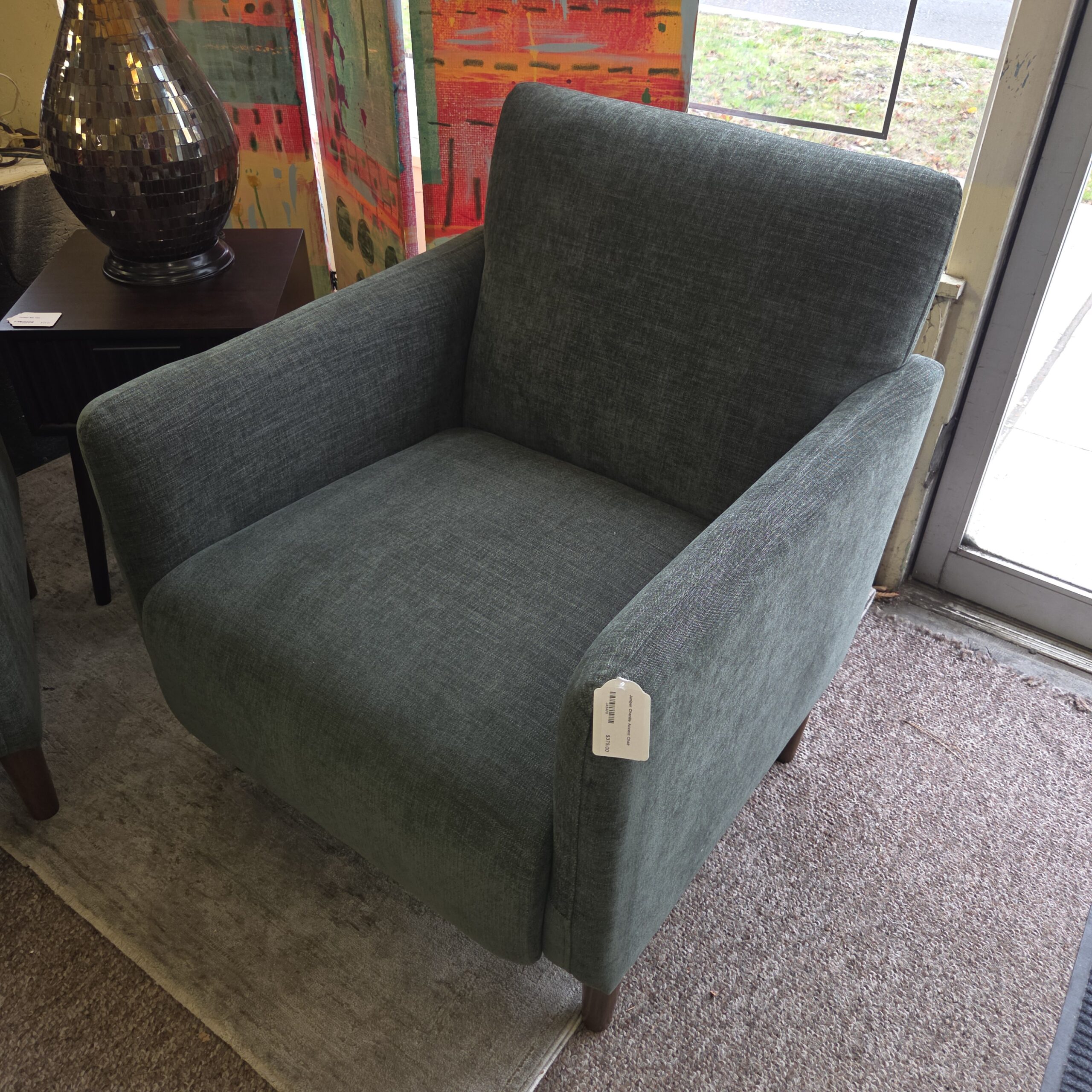 juniper chenille accent chair