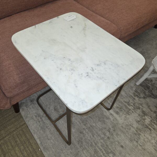four hands marble top c table