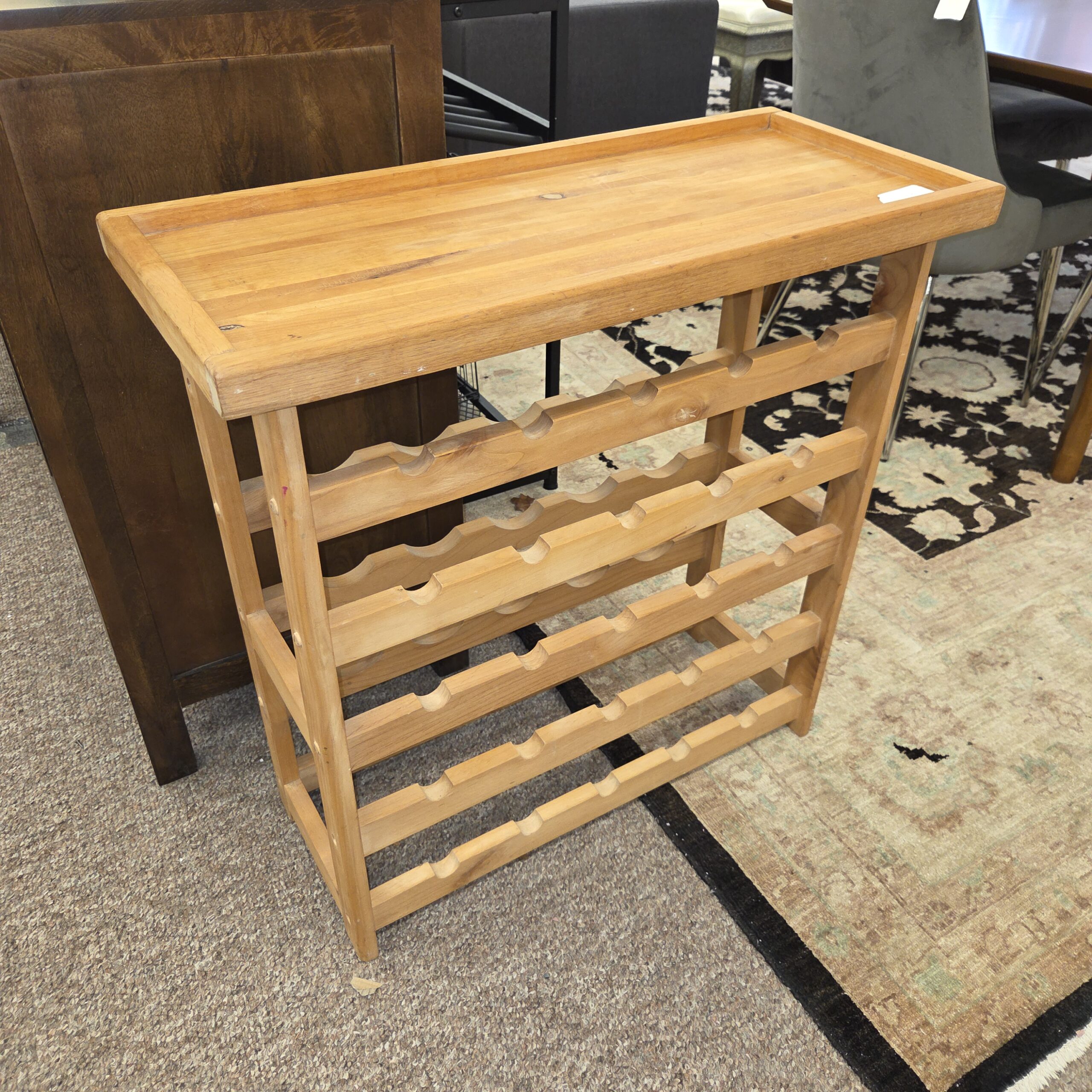 wood wine table